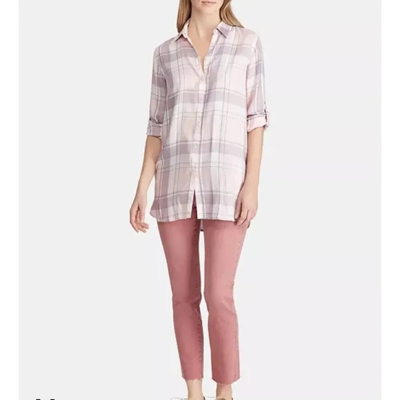 Lauren Ralph Lauren Plaid Top - Picture 1 of 6